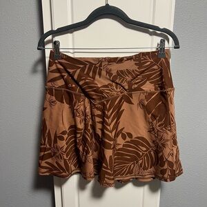 Aerie Crossover Floral Skirt